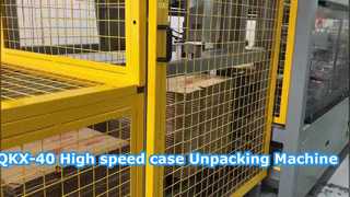 YQKX-40 High speed case Unpacking Machine 